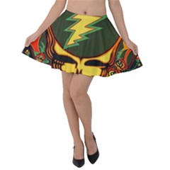 Grateful Dead Scarlet Fire Velvet Skater Skirt