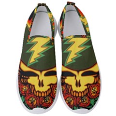 Grateful Dead Scarlet Fire Men s Slip On Sneakers