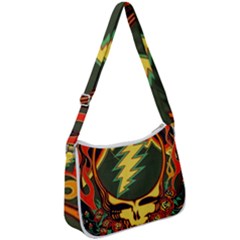 Grateful Dead Scarlet Fire Zip Up Shoulder Bag by Perong