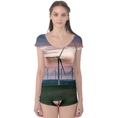 Wind Giants At Twilight Boyleg Leotard 