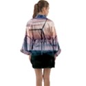 Wind Giants At Twilight Long Sleeve Satin Kimono View2