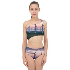 Wind Giants At Twilight Spliced Up Two Piece Swimsuit by Tellerarts