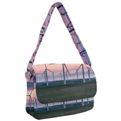 Wind Giants At Twilight Courier Bag