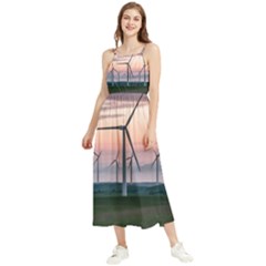 Wind Giants At Twilight Boho Sleeveless Summer Dress