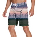 Wind Giants At Twilight Men s Beach Shorts View2