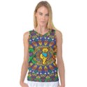 Dead Dancing Bears Grateful Dead Pattern Women s Basketball Tank Top View1