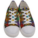 Dead Dancing Bears Grateful Dead Pattern Men s Low Top Canvas Sneakers View1