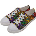 Dead Dancing Bears Grateful Dead Pattern Men s Low Top Canvas Sneakers View2