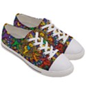 Dead Dancing Bears Grateful Dead Pattern Men s Low Top Canvas Sneakers View3