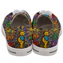 Dead Dancing Bears Grateful Dead Pattern Men s Low Top Canvas Sneakers View4