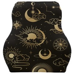 Asian Seamless Pattern With Clouds Moon Sun Stars Vector Collection Oriental Chinese Japanese Korean Car Seat Velour Cushion  by Grandong