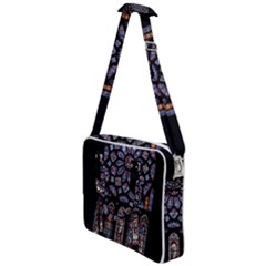 Chartres Cathedral Notre Dame De Paris Stained Glass Cross Body Office Bag