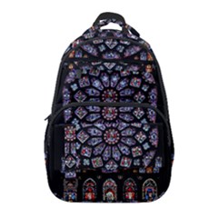 Chartres Cathedral Notre Dame De Paris Stained Glass Carry-on Travel Backpack