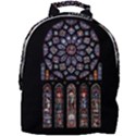 Chartres Cathedral Notre Dame De Paris Stained Glass Mini Full Print Backpack View1