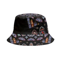 Chartres Cathedral Notre Dame De Paris Stained Glass Bucket Hat by Grandong