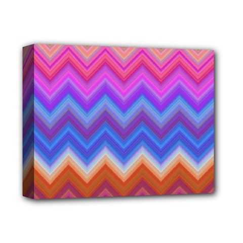 Pattern Chevron Zigzag Background Deluxe Canvas 14  X 11  (stretched) by Grandong