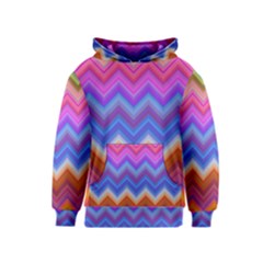 Pattern Chevron Zigzag Background Kids  Pullover Hoodie