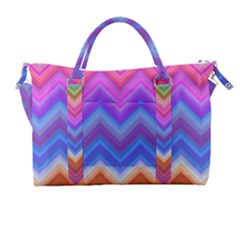 Pattern Chevron Zigzag Background Carry-on Travel Shoulder Bag