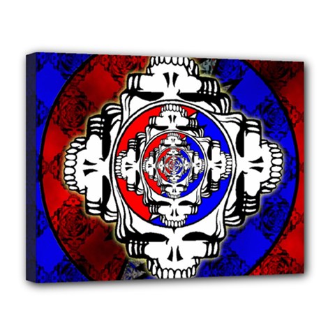 The Grateful Dead Canvas 14  X 11  (stretched) by Grandong