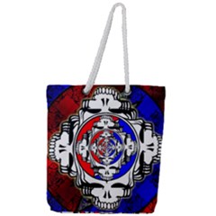 The Grateful Dead Full Print Rope Handle Tote (large) by Grandong