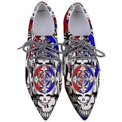 The Grateful Dead Pointed Oxford Shoes by Grandong