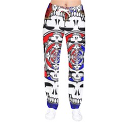 The Grateful Dead Women Velvet Drawstring Pants by Grandong