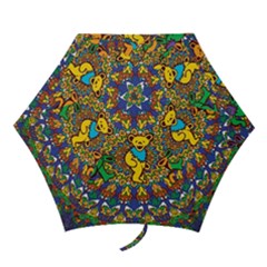 Dead Dancing Bears Grateful Dead Pattern Mini Folding Umbrellas by Grandong