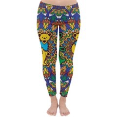 Dead Dancing Bears Grateful Dead Pattern Classic Winter Leggings