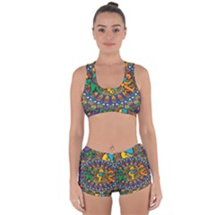 Dead Dancing Bears Grateful Dead Pattern Racerback Boyleg Bikini Set by Grandong