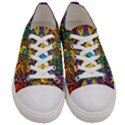 Dead Dancing Bears Grateful Dead Pattern Women s Low Top Canvas Sneakers View1