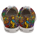 Dead Dancing Bears Grateful Dead Pattern Women s Low Top Canvas Sneakers View4