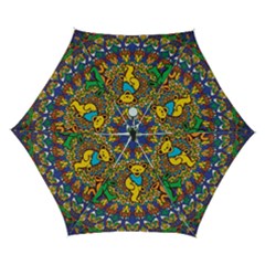 Dead Dancing Bears Grateful Dead Pattern Automatic Folding Umbrella With Case (small) by Grandong