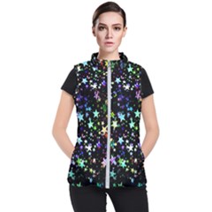 Christmas-star-gloss-lights-light Women s Puffer Vest