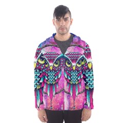 Owl Dreamcatcher Men s Hooded Windbreaker