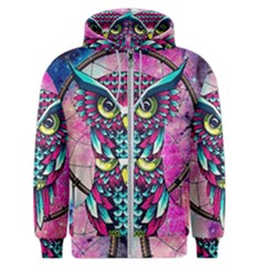 Owl Dreamcatcher Men s Zipper Hoodie