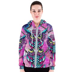 Owl Dreamcatcher Women s Zipper Hoodie