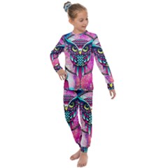 Owl Dreamcatcher Kids  Long Sleeve Set 