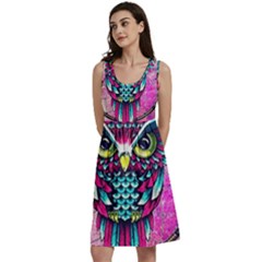 Owl Dreamcatcher Classic Skater Dress by Grandong