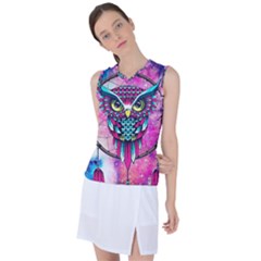 Owl Dreamcatcher Women s Sleeveless Sports Top by Grandong