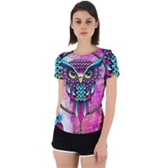 Owl Dreamcatcher Back Cut Out Sport T-shirt by Grandong