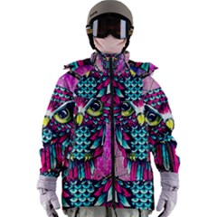 Owl Dreamcatcher Women s Zip Ski And Snowboard Waterproof Breathable Jacket by Grandong