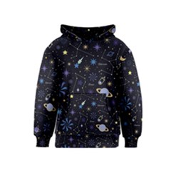 Starry Night  Space Constellations  Stars  Galaxy  Universe Graphic  Illustration Kids  Pullover Hoodie