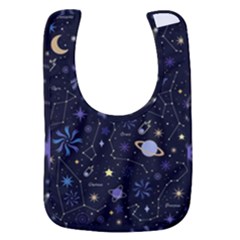 Starry Night  Space Constellations  Stars  Galaxy  Universe Graphic  Illustration Baby Bib by Grandong