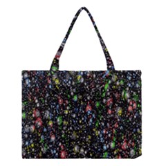 Illustration Universe Star Planet Medium Tote Bag by Grandong