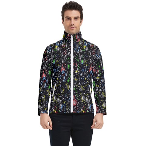 Illustration Universe Star Planet Men s Bomber Jacket by Grandong