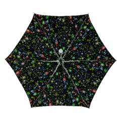 Illustration Universe Star Planet Automatic Folding Umbrella With Case (small) by Grandong