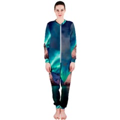 Amazing Aurora Borealis Colors Onepiece Jumpsuit (ladies)