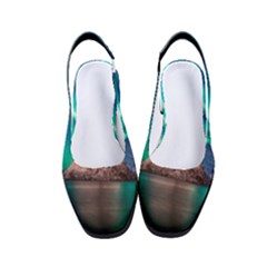 Amazing Aurora Borealis Colors Women s Classic Slingback Heels by Grandong