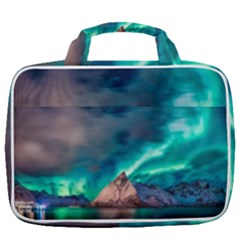 Amazing Aurora Borealis Colors Travel Toiletry Bag With Hanging Hook