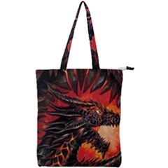 Dragon Double Zip Up Tote Bag by Ndabl3x